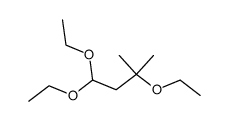 1,1,3-triethoxy-3-methyl-butane结构式