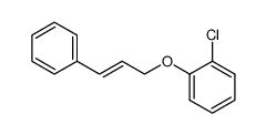 1-chloro-2-(3-phenylallyloxy)benzene Structure