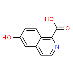 1-Isoquinolinecarboxylicacid,6-hydroxy-(9CI) Structure