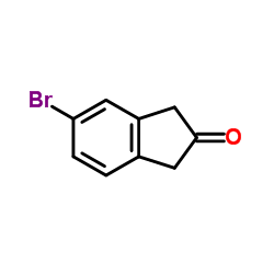 5-Bromo-1,3-dihydro-2H-inden-2-one structure