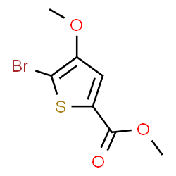 Methyl 5-bromo-4-methoxythiophene-2-carboxylate Structure