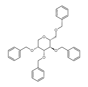 1,5-Anhydro-2,3,4,6-tetra-O-benzyl-D-manno-hexitol结构式