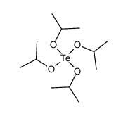 TELLURIUM (IV) ISOPROPOXIDE structure