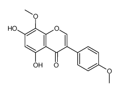 5,7-dihydroxy-8,4'-dimethoxyisoflavone Structure