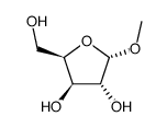 .alpha.-D-Xylofuranoside, methyl Structure