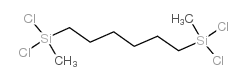 1,6-bis(dichloromethylsilyl)hexane Structure