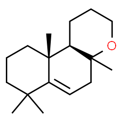 [8ξ,(-)]-8,13-Epoxy-14,15,16-trinorlabda-5-ene Structure