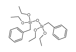 1,1,3,3-tetraethoxy-1,3-dibenzyl-disiloxane Structure
