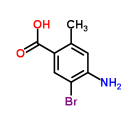 4-Amino-5-bromo-2-methylbenzoic acid Structure