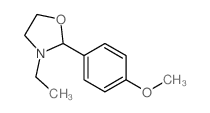 3-ethyl-2-(4-methoxyphenyl)oxazolidine Structure