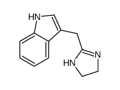 3-(4,5-dihydro-1H-imidazol-2-ylmethyl)-1H-indole结构式