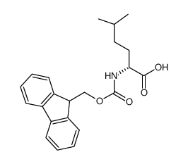 Fmoc-D-Homoleucine Structure
