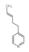 4-戊基吡啶结构式