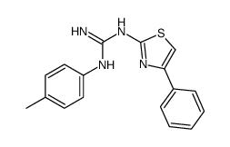 1-(4-methylphenyl)-2-(4-phenyl-1,3-thiazol-2-yl)guanidine Structure