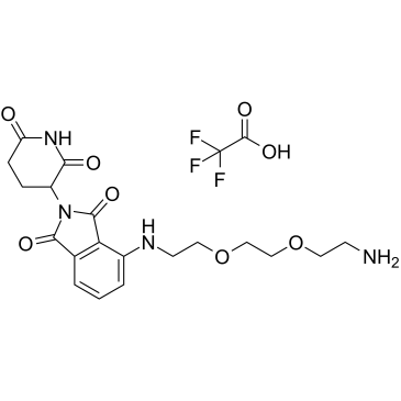 Thalidomide-NH-PEG2-C2-NH2 TFA Structure