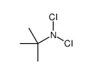 N,N-dichloro-2-methylpropan-2-amine Structure