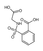 N-(2-carboxyphenylsulfonyl)glycine结构式