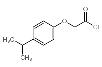 4-Isopropyl Phenoxy Acetyl Chloride Structure