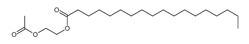 2-acetyloxyethyl octadecanoate结构式