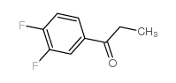 3',4'-二氟苯乙酮结构式