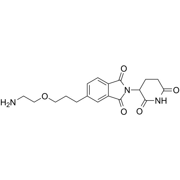 Thalidomide-5-propoxyethanamine Structure