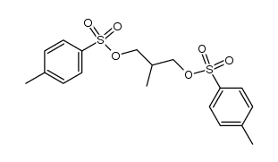 2-methylpropane-1,3-diol di-p-toluenesulphonate结构式