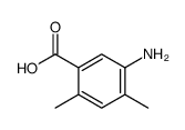 5-amino-2,4-dimethylbenzoic acid Structure
