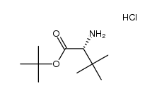 D-tert-leucine t-butyl ester hydrochloride Structure