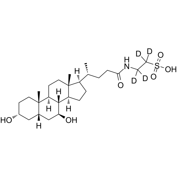 Tauroursodeoxycholate-d4-1结构式