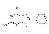 9H-Purine-2,6-diamine,8-phenyl-结构式