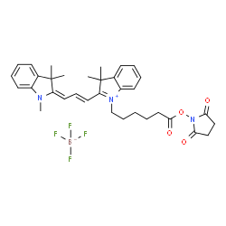 Cyanine3 NHS酯结构式