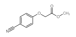 (4-氰基苯氧基)乙酸甲酯结构式