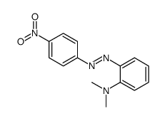 N,N-dimethyl-2-[(4-nitrophenyl)diazenyl]aniline结构式