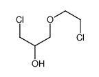 3-(2-Chloroethoxy)-1-chloropropane-2-ol结构式