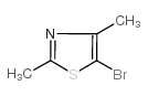 5-溴-2,4-二甲基-1,3-噻唑结构式