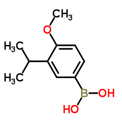 4-Methoxy-3-(1-methylethyl)phenylboronic acid结构式