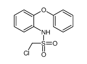 1-chloro-N-(2-phenoxyphenyl)methanesulfonamide Structure