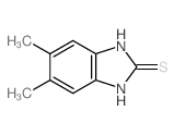 5,6-二甲基-1H-苯并[d]咪唑-2(3H)-硫酮结构式