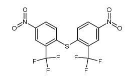 2,2'-bis(trifluoromethyl)-4,4'-dinitrorodiphenyl sulfide Structure