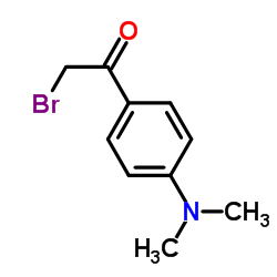 2-BROMO-1-(4-DIMETHYL AMINO-PHENYL)-ETHANONE Structure