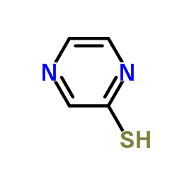 2-pyrazinethiol structure