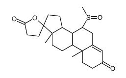 7alpha-(methylthio)spironolactone S-oxide structure