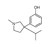 3-[1-Methyl-3-(1-methylethyl)-3-pyrrolidinyl]phenol Structure