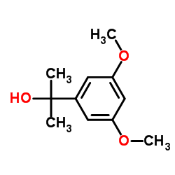 3,5-二甲氧基-2,2-二甲基苄醇结构式