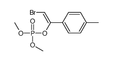 [2-bromo-1-(4-methylphenyl)ethenyl] dimethyl phosphate结构式