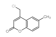 4-氯甲基-6-甲基-苯并吡喃-2-酮结构式