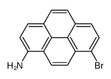 1-Amino-8-brom-pyren结构式