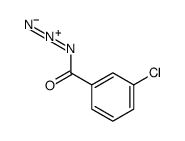 3-chlorobenzoyl azide Structure