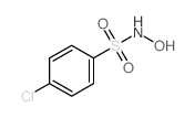 4-chloro-N-hydroxy-benzenesulfonamide Structure