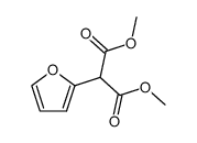 dimethyl (2-furyl)propanedioate结构式
